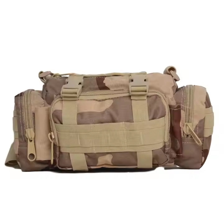 Men’s Tactical Camo Waist Bag – Multi-Purpose Outdoor Sports & Camera Pouch BL014
