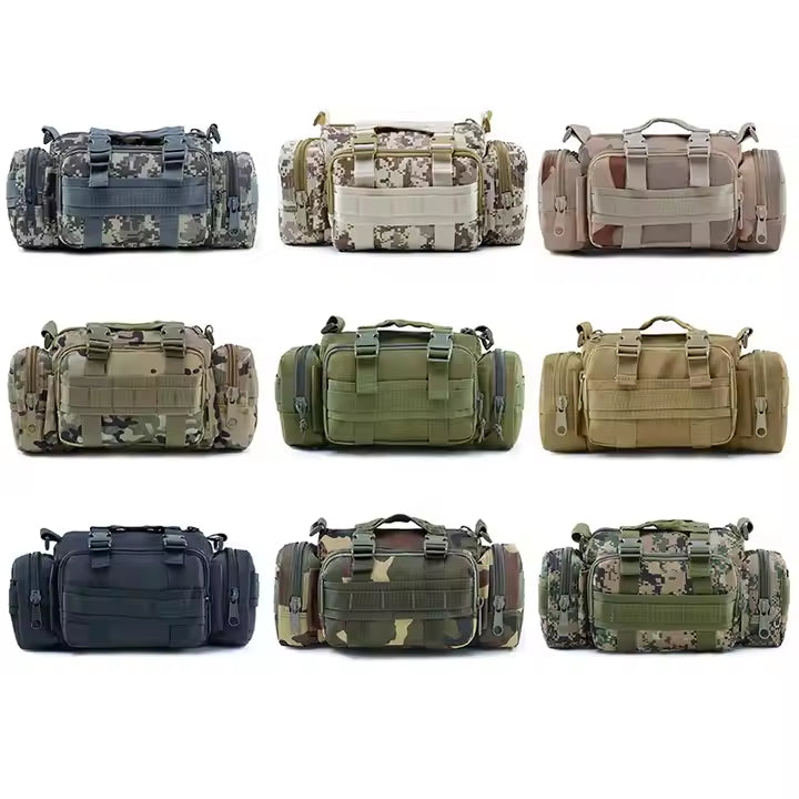 Men’s Tactical Camo Waist Bag – Multi-Purpose Outdoor Sports & Camera Pouch BL014