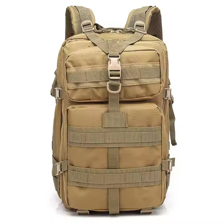 Men’s Tactical Outdoor Hiking Backpack – Large-Capacity Military Camo Pack for Camping & Trail BL047