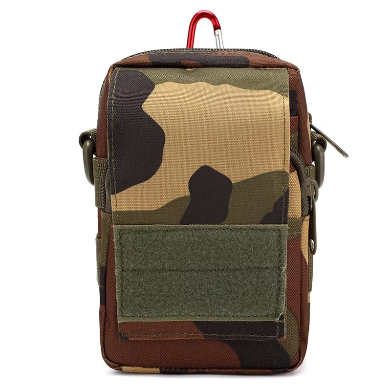 Outdoor Camouflage Waist Pouch – Multi-Functional Small Bag for Men, Sports Sling Bag, Phone Holder BL048