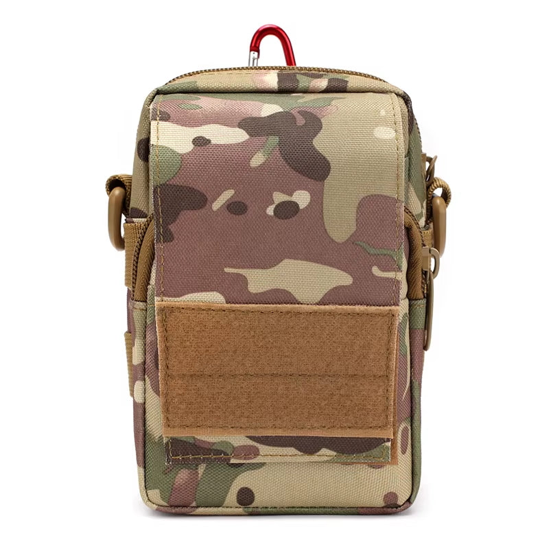 Outdoor Camouflage Waist Pouch – Multi-Functional Small Bag for Men, Sports Sling Bag, Phone Holder BL048