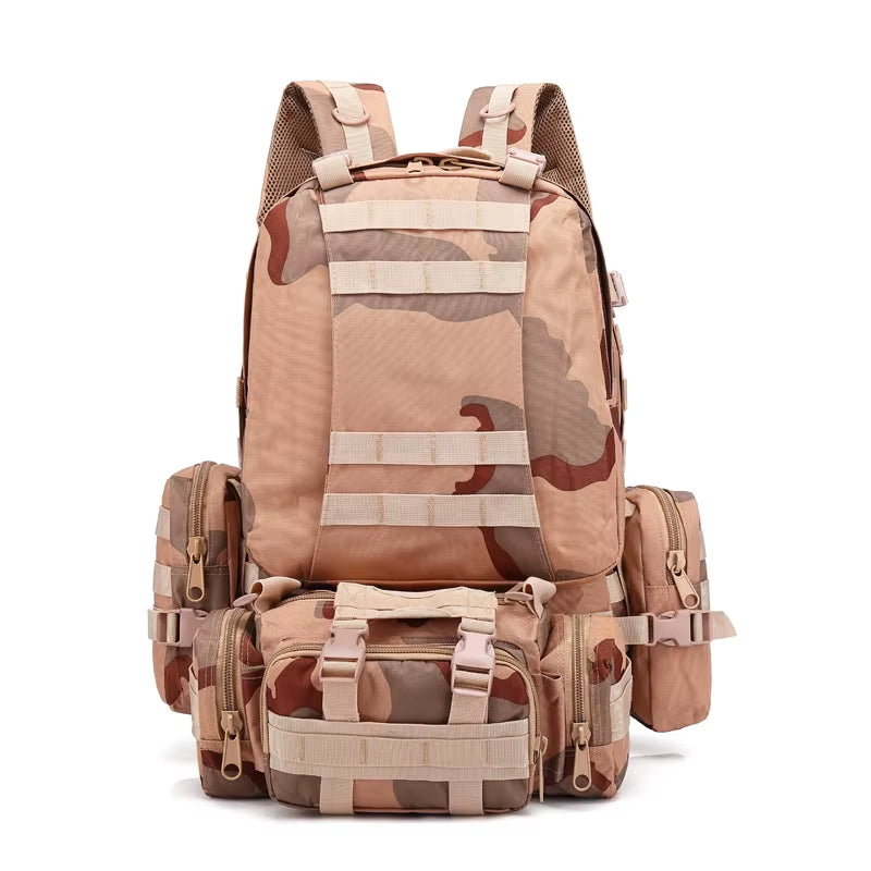 Tactical Hiking & Camping Military Backpack – Large Capacity for Men Bl012