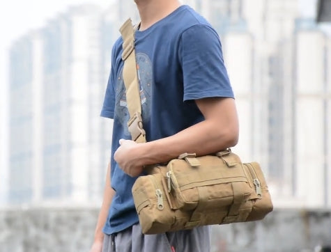 Men’s Tactical Camo Waist Bag – Multi-Purpose Outdoor Sports & Camera Pouch BL014