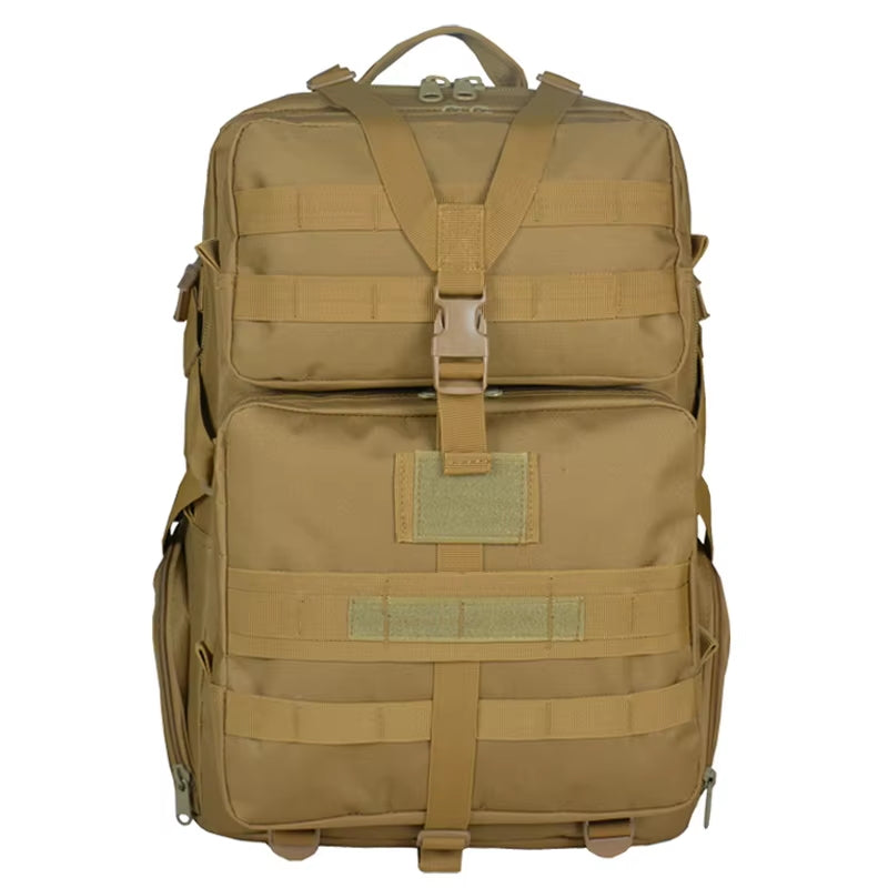 Large Tactical 3P Assault Backpack – Military Camo Waterproof Hiking Pack for Outdoors BL068