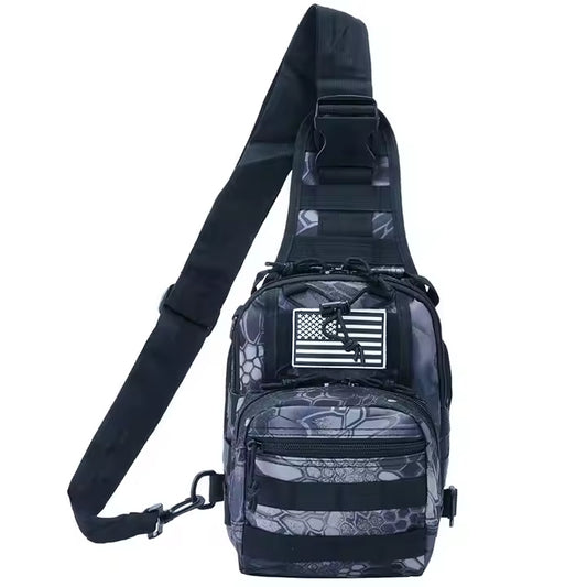 Camouflage Oxford Sling Chest Bag – Tactical Outdoor Crossbody Bag for Men BL050