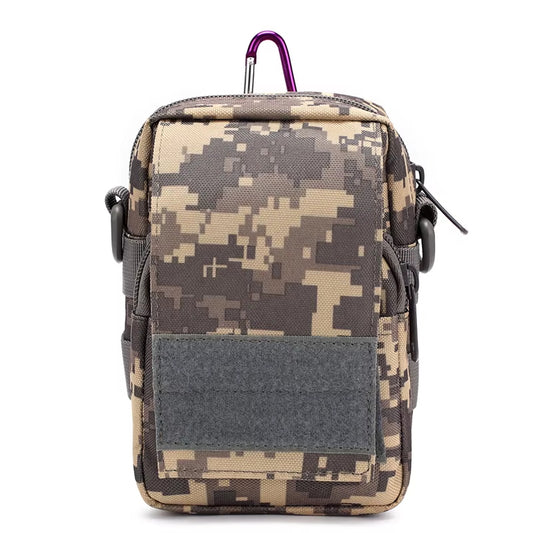 Outdoor Camouflage Waist Pouch – Multi-Functional Small Bag for Men, Sports Sling Bag, Phone Holder BL048