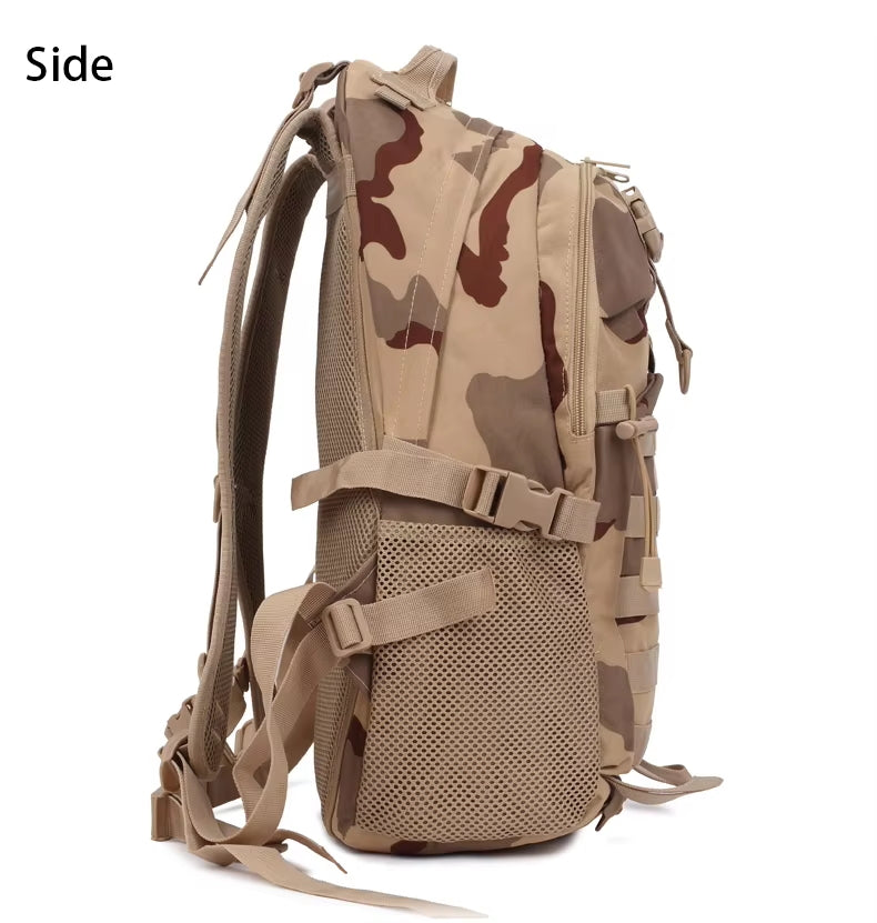 Men’s Tactical Assault Backpack – Military Camo Outdoor Hiking & Travel Pack BL021