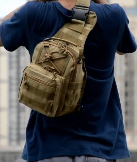 Camouflage Oxford Sling Chest Bag – Tactical Outdoor Crossbody Bag for Men BL050