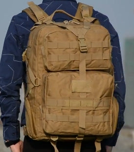 Large Tactical 3P Assault Backpack – Military Camo Waterproof Hiking Pack for Outdoors BL068
