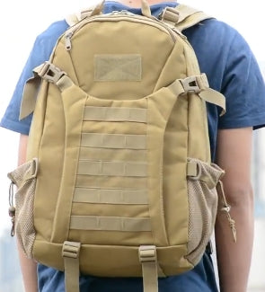 Men's Waterproof Camouflage Backpack – Large-Capacity Tactical Outdoor & Badminton Travel Bag BL074